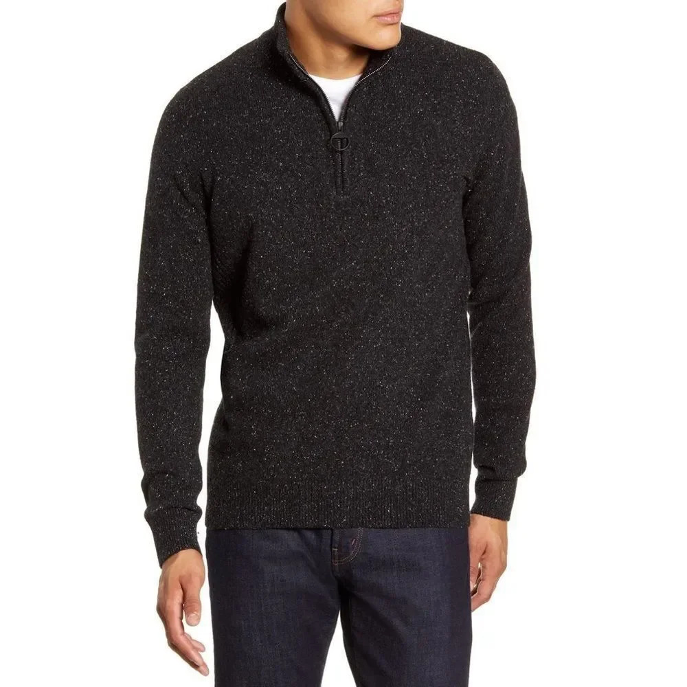 Robert Graham Black Zip Up Sweater